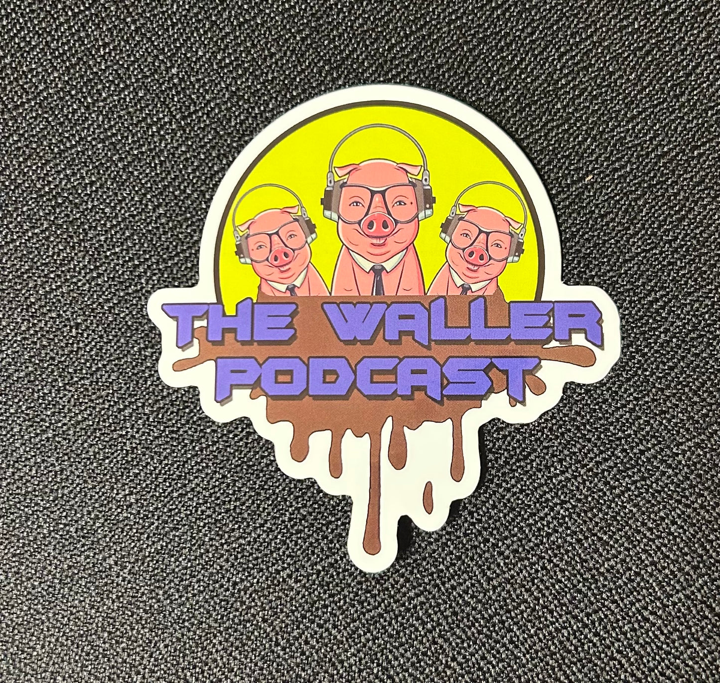 The Waller Podcast 4" Decal